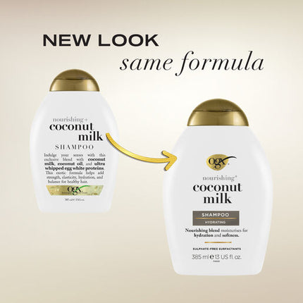 OGX Nourishing + Coconut Milk Shampoo 385mL