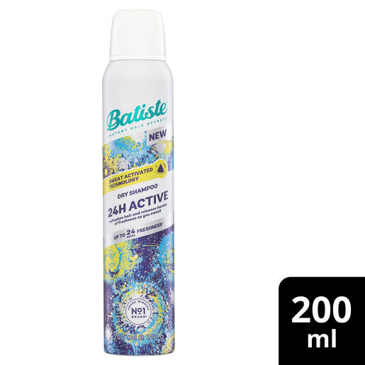 Batiste 24H Active Dry Shampoo 200ml