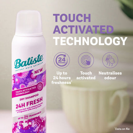 Batiste 24H Fresh Dry Shampoo 200ml