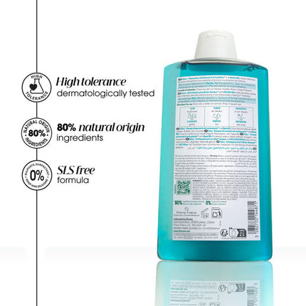 Klorane Aquatique Mint Detox Shampoo 400ml