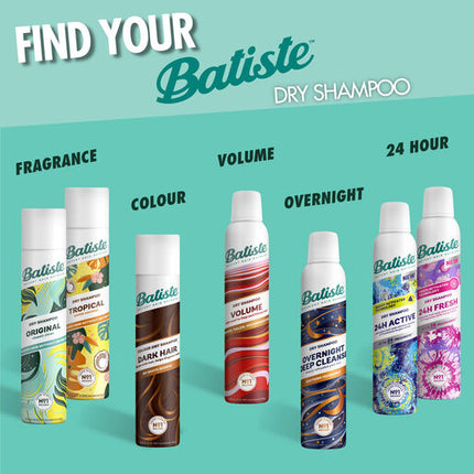 Batiste Naturally Bamboo Fibre and Gardenia Dry Shampoo For Flat Fine Hair 200mL