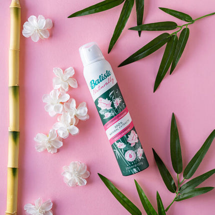 Batiste Naturally Bamboo Fibre and Gardenia Dry Shampoo For Flat Fine Hair 200mL