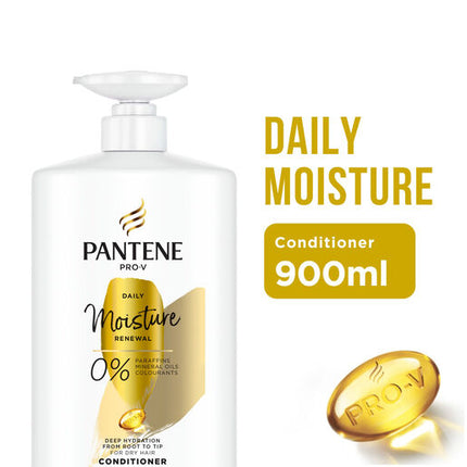 Pantene Pro-V Daily Moisture Renewal Condtioner: Moisturising Conditioner for Dry Hair 900 ml