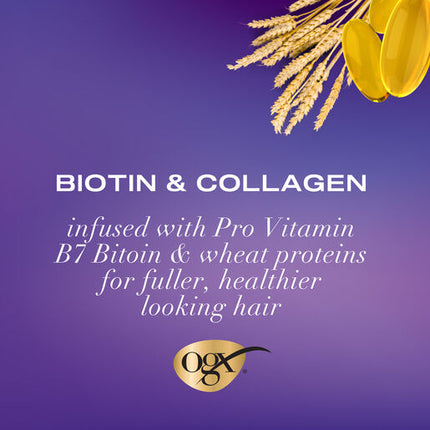 OGX Thick & Full + Biotin & Collagen Shampoo 385mL