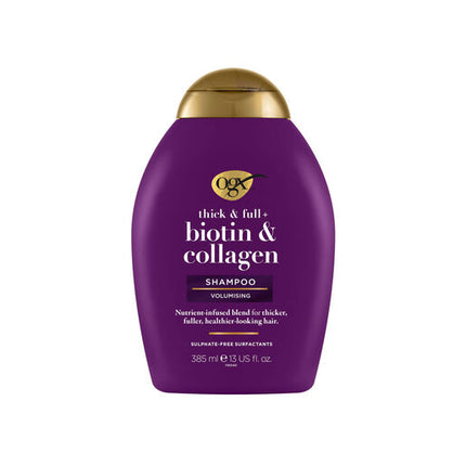 OGX Thick & Full + Biotin & Collagen Shampoo 385mL