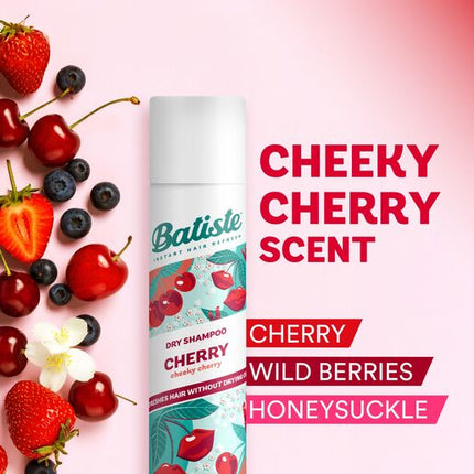 Batiste Cherry Dry Shampoo Floral Fragrance Instant Hair Refresh 200 mL