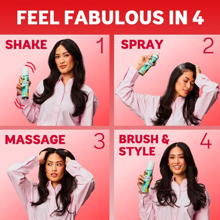 Batiste Cherry Dry Shampoo Floral Fragrance Instant Hair Refresh 200 mL