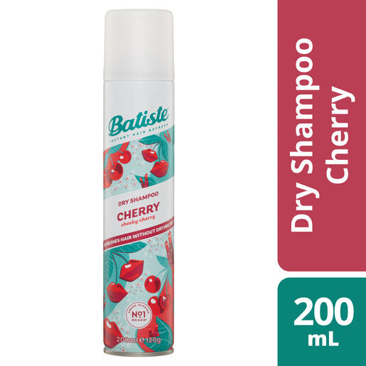 Batiste Cherry Dry Shampoo Floral Fragrance Instant Hair Refresh 200 mL