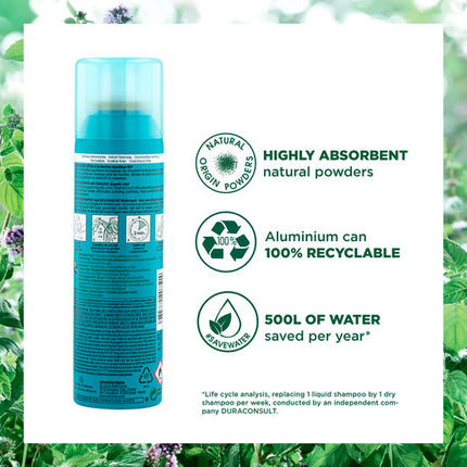 Klorane Dry Shampoo With Aquatic Mint 150mL