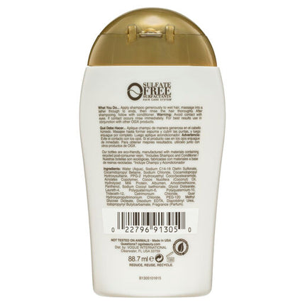 Ogx Nourishing + Hydrating Coconut Milk Shampoo For Dry Hair 88.7 ml