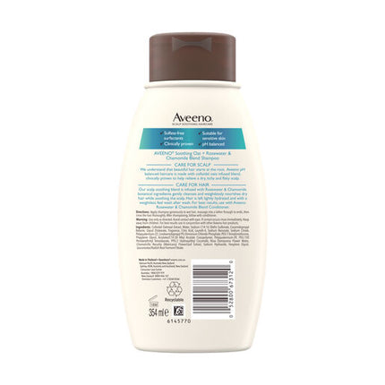 Aveeno Rose Water & Chamomile Shampoo 354ml