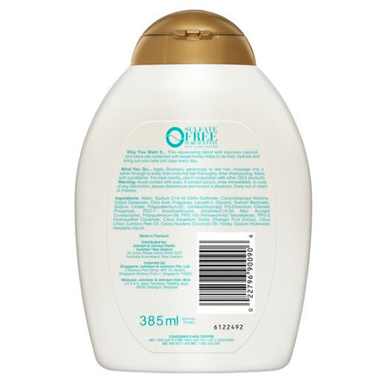 OGX Quenching + Coconut Curls Shampoo for Curly Hair 385mL