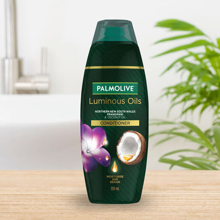 Palmolive Luminous Oils Hair Conditioner Moisturise and Repair Frangipani & Coconut Oil 350ml