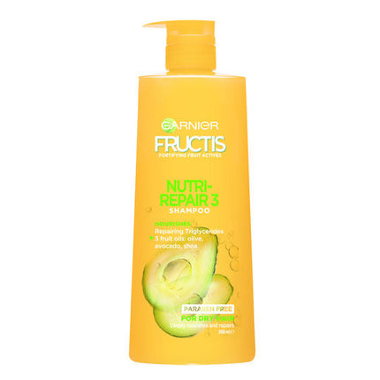 Garnier Fructis Nutri-Repair 3 Shampoo 850ml for Dry Hair