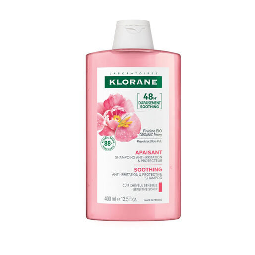 Klorane Soothing Organic Peony Shampoo 400ml