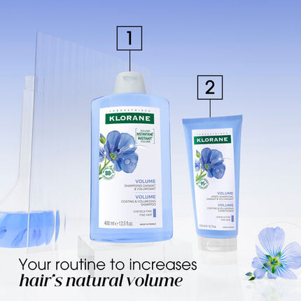 Klorane Volumising Organic Flax Shampoo 400ml