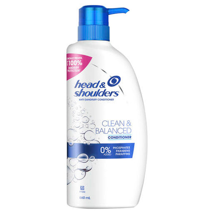 Head & Shoulders Conditioner Clean & Balanced 660Ml