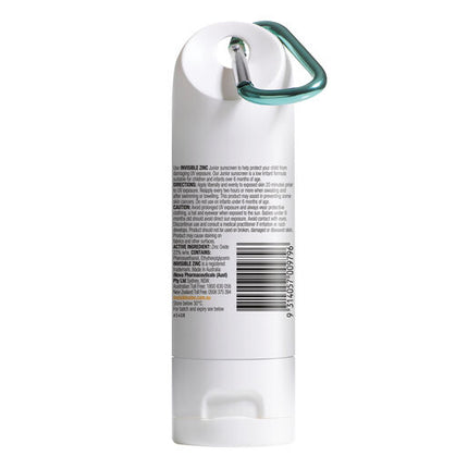 Invisible Zinc Junior SPF50+ Clip-On Sunscreen 60g