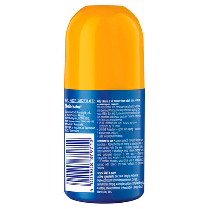 Nivea Kids Caring Roll On Sun Lotion SPF50+ 65mL