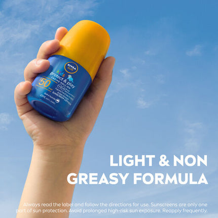 Nivea Kids Caring Roll On Sun Lotion SPF50+ 65mL