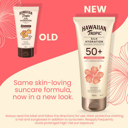 Hawaiian Tropic Silk Hydration Sunscreen Lotion SPF 50+ 180mL
