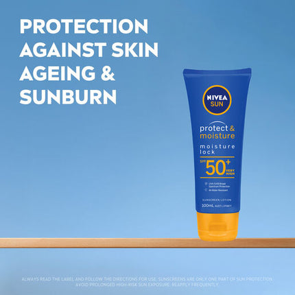 Nivea Protect & Moisture Moisture Lock SPF50+ Sunscreen Lotion