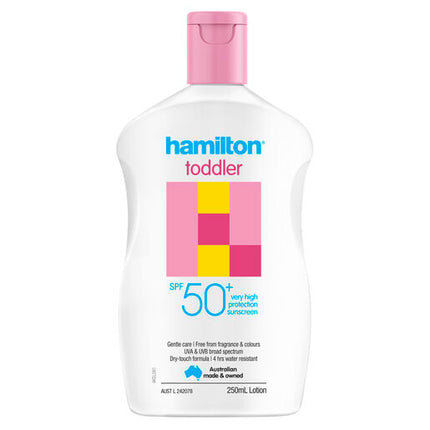 Hamilton Sun Toddler Lotion SPF50+ 250mL