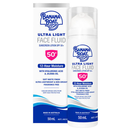Banana Boat Ultra Light Face Fluid SPF 50+ 50ml
