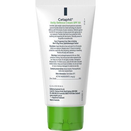 Cetaphil Daily Defence Cream SPF 50+ 50g