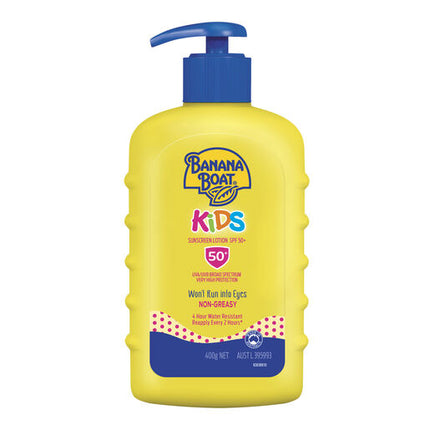 Banana Boat Kids Sunscreen Lotion SPF 50+ Pump 400g