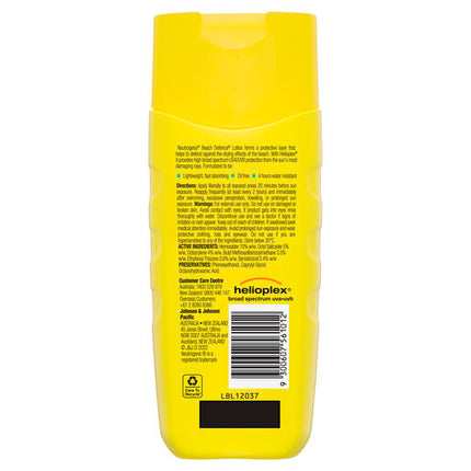 Neutrogena Beach Defence Sunscreen Water Spf 50 198g