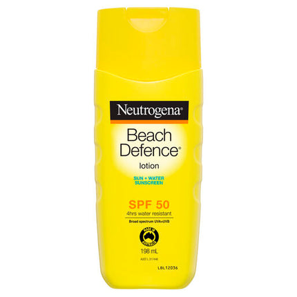 Neutrogena Beach Defence Sunscreen Water Spf 50 198g