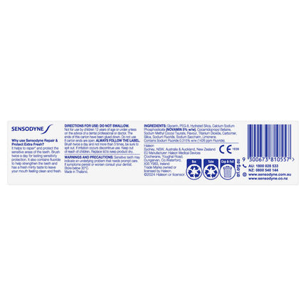 Sensodyne Extra Fresh Repair & Protect Toothpaste 100g