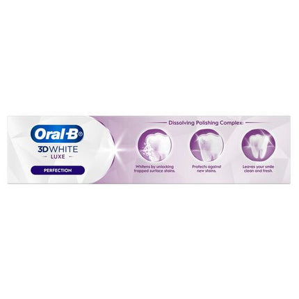 Oral B 3DWhite Luxe Perfection Toothpaste 95 g