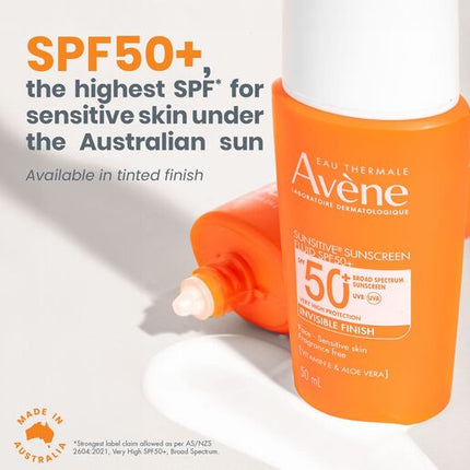 Avène Sunsitive Sunscreen Fluid SPF50+ 50ml