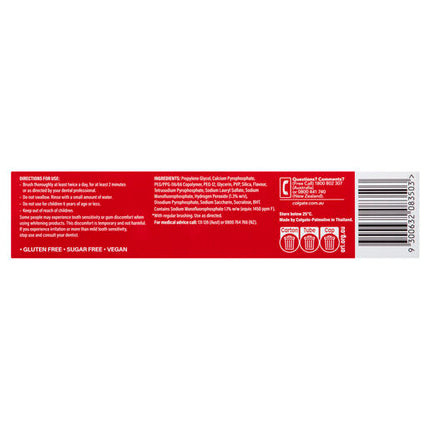 Colgate Toothpaste Optic White Enamel 140g
