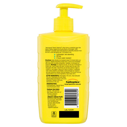 Neutrogena Beach Defence Sunscreen Lotion SPF 50+ 400ml