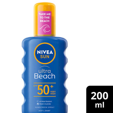 Nivea Sun Spray Ultra Beach SPF 50+ 200mL