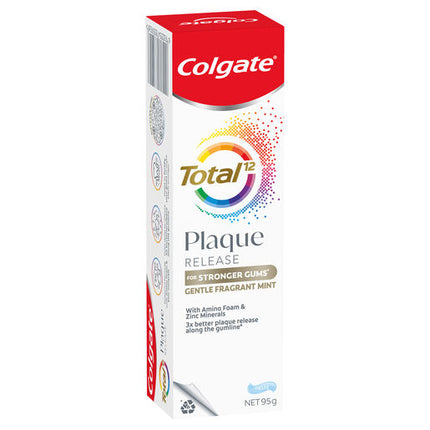 Colgate Toothpaste Total Plaque Release Gentle Fragrant Mint 95g