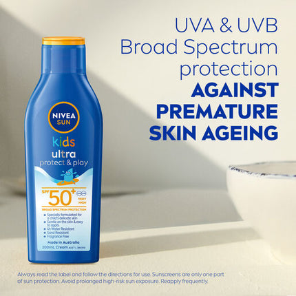 Nivea Sun SPF 50+ Kids Protect & Play Ultra Beach 200ml
