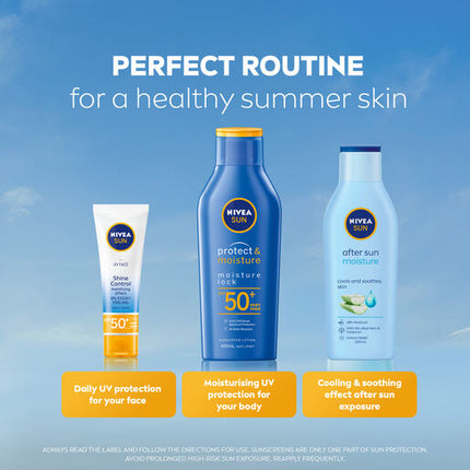 Nivea Protect & Moisture Moisture Lock SPF50+ Sunscreen Lotion