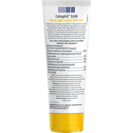 Cetaphil Sun Spf 50+Ultra Light Lotion 100mL