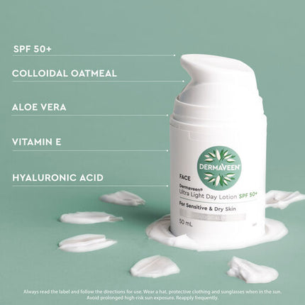 DermaVeen Face Ultralight Day Lotion SPF 50+ 50ml