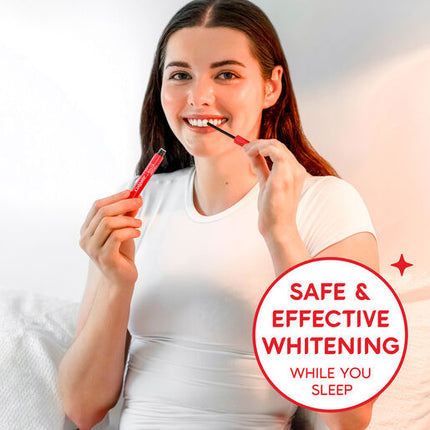 Colgate Optic White Overnight Teeth Whitening Treatment Pen With Hydrogen Peroxide Enamel Safe 2.5mL