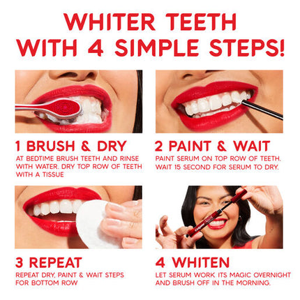 Colgate Optic White Overnight Teeth Whitening Treatment Pen With Hydrogen Peroxide Enamel Safe 2.5mL