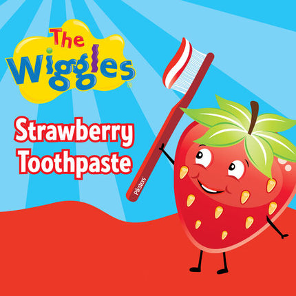 Piksters The Wiggles Toothpaste Sugar Free Strawberry Ages 2-5 96g