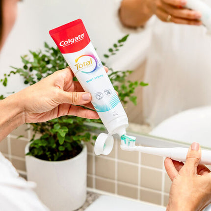 Colgate Total Mint Stripe Antibacterial Fluoride Gel Toothpaste 115g