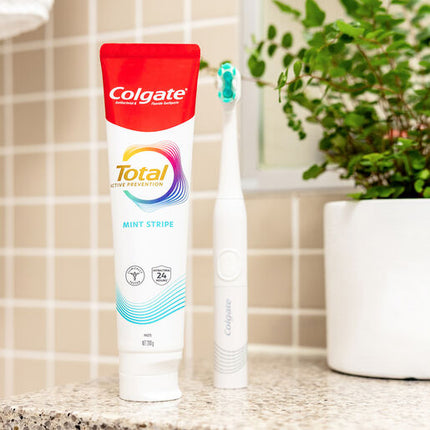 Colgate Total Mint Stripe Antibacterial Fluoride Gel Toothpaste 115g