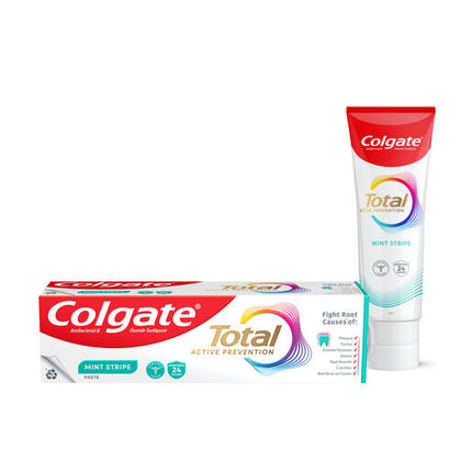 Colgate Total Mint Stripe Antibacterial Fluoride Gel Toothpaste 115g
