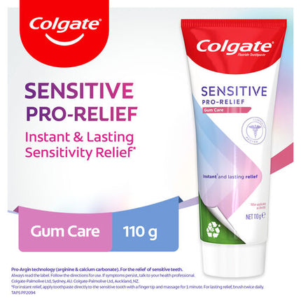 Colgate Sensitive Pro Relief Gum Care Toothpaste 110g
